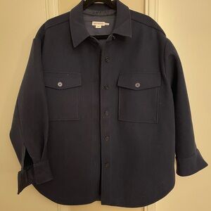 Good American Navy Shacket